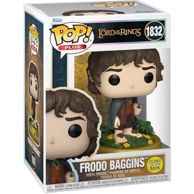 Funko POP! Plus: Lord of the Rings Frodo Baggins Glow in the Dark Offizielles Fantasy Merch Vinyl Sammelfigur als Regal Deko Geschenkidee zum Geburtstag für Fans und Sammler Funko POP! Plus: Lord of the Rings Frodo Baggins Glow in the Dark Offizielles Fantasy Merch Vinyl Sammelfigur als Regal Deko Geschenkidee zum Geburtstag für Fans und Sammler