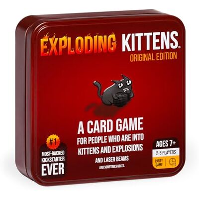 Exploding Kittens Original Kartenspiel - Sammelbüchse - Spaß & Schnelles Spiel Exploding Kittens Original Kartenspiel - Sammelbüchse - Spaß & Schnelles Spiel