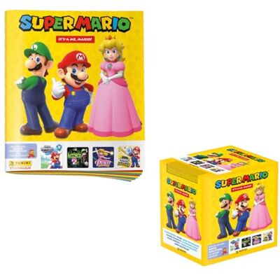 Panini Super Mario Its-a me, Mario Stickerkollektion (Box-Bundle) Panini Super Mario Its-a me, Mario Stickerkollektion (Box-Bundle)