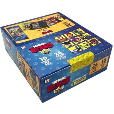 Panini Brawl Stars Trading Cards (Fatpack-Box mit 10 Fatpacks) Panini Brawl Stars Trading Cards (Fatpack-Box mit 10 Fatpacks)