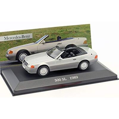Ixo Mercedes Benz 500 SL (R129) Baujahr 1989 Silber 1:43 Altaya Ixo Mercedes Benz 500 SL (R129) Baujahr 1989 Silber 1:43 Altaya