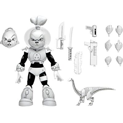 NECA Usagi Yojimbo Action Figure Space Usagi Yojimbo Black & White Figure 18 cm NECA Usagi Yojimbo Action Figure Space Usagi Yojimbo Black & White Figure 18 cm