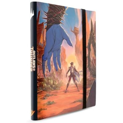 Ultra Pro Outlaws of Thunder Junction 12-Pocket PRO-Binder Ft. Oko and Kellan Standoff for Magic: The Gathering, Premium Exclusive Artwork Trading Card Game Storage Solution Ultra Pro Outlaws of Thunder Junction 12-Pocket PRO-Binder Ft. Oko and Kellan Standoff for Magic: The Gathering, Premium Exclusive Artwork Trading Card Game Storage Solution