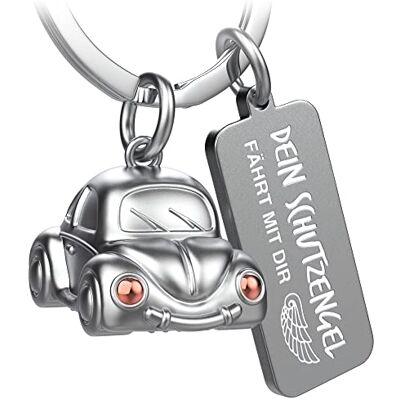 FABACH Auto Schlüsselanhänger Car mit Gravur Schutzengel Schlüsselanhänger Engel für Autofahrer Geschenk Glücksbringer Auto Geschenke Fahr vorsichtig Dein Schutzengel fährt mit dir FABACH Auto Schlüsselanhänger Car mit Gravur Schutzengel Schlüsselanhänger Engel für Autofahrer Geschenk Glücksbringer Auto Geschenke Fahr vorsichtig Dein Schutzengel fährt mit dir