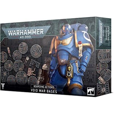 Games Workshop Warhammer 40.000 Boarding Actions/Kill Team: Void War Bases, Schwarz Games Workshop Warhammer 40.000 Boarding Actions/Kill Team: Void War Bases, Schwarz