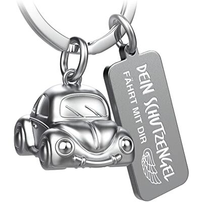 FABACH Auto Schlüsselanhänger Car mit Gravur Schutzengel Schlüsselanhänger Engel für Autofahrer Geschenk Glücksbringer Auto Geschenke Fahr vorsichtig Dein Schutzengel fährt mit dir FABACH Auto Schlüsselanhänger Car mit Gravur Schutzengel Schlüsselanhänger Engel für Autofahrer Geschenk Glücksbringer Auto Geschenke Fahr vorsichtig Dein Schutzengel fährt mit dir