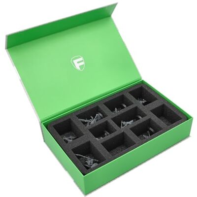 Feldherr Magnetbox grün kompatibel mit Kill Team: Bluternter (Goremongers) Transport- und Aufbewahrungslösung mit Schaumstoffeinlage für 10 Miniaturen sicherer Schutz für bemalte Modelle Feldherr Magnetbox grün kompatibel mit Kill Team: Bluternter (Goremongers) Transport- und Aufbewahrungslösung mit Schaumstoffeinlage für 10 Miniaturen sicherer Schutz für bemalte Modelle