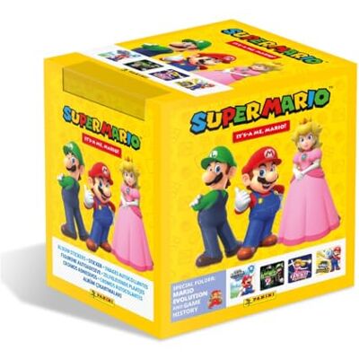 Panini Super Mario Its-a me, Mario Stickerkollektion (Box mit 50 Tüten) Panini Super Mario Its-a me, Mario Stickerkollektion (Box mit 50 Tüten)