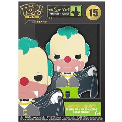 Funko Horror: The Simpsons Krusty the Clown Pin en Émail Offizielles Cartoon/Animation Merch Spielzeug zum Sammeln Geschenkidee zum Geburtstag für Fans und Sammler Funko Horror: The Simpsons Krusty the Clown Pin en Émail Offizielles Cartoon/Animation Merch Spielzeug zum Sammeln Geschenkidee zum Geburtstag für Fans und Sammler