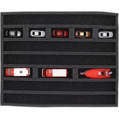 Feldherr Schaumstoffeinlage für Modellautos 1: 87-7 Fächer FS050A055 Feldherr Schaumstoffeinlage für Modellautos 1: 87-7 Fächer FS050A055