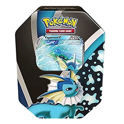 Pokémon Pokemon TCG: 2021 Fall Eevee Evolutions Vaporeon V Tin Pokémon Pokemon TCG: 2021 Fall Eevee Evolutions Vaporeon V Tin