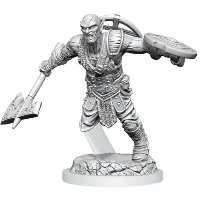 WizKids D&D Nolzurs wunderbare Miniaturen: Welle 20: Earth Genasi Fighter Unlackiert und grundiert Tabletop RPG Games TTRPG WizKids D&D Nolzurs wunderbare Miniaturen: Welle 20: Earth Genasi Fighter Unlackiert und grundiert Tabletop RPG Games TTRPG