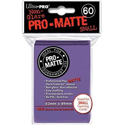 Ultra Pro PRO-Matte Kartenhüllen – 60 Stück – Kleine Größe für Yu-Gi-Oh! & Cardfight!! Vanguard – Mattierte Oberfläche – PVC-frei & säurefrei – Schutz vor Kratzern & Blendeffekten Ultra Pro PRO-Matte Kartenhüllen – 60 Stück – Kleine Größe für Yu-Gi-Oh! & Cardfight!! Vanguard – Mattierte Oberfläche – PVC-frei & säurefrei – Schutz vor Kratzern & Blendeffekten