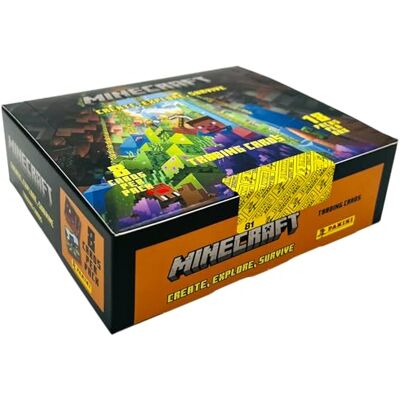 Panini Minecraft Sammelkarten Create, Explore, Survive Trading Cards (Box mit 18 Packs) Panini Minecraft Sammelkarten Create, Explore, Survive Trading Cards (Box mit 18 Packs)