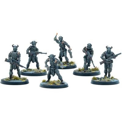 Modiphius Entertainment Fallout Wasteland Warfare Cult of The Mothman: Followers Miniatures Unpainted Modiphius Entertainment Fallout Wasteland Warfare Cult of The Mothman: Followers Miniatures Unpainted