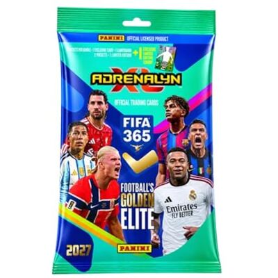 Panini FIFA 365 Adrenalyn XL 2027 Starter Set – Sammelordner, 4 Booster, 4 Limited Edition Cards + Exklusive Lamine Yamal Limited Edition Panini FIFA 365 Adrenalyn XL 2027 Starter Set – Sammelordner, 4 Booster, 4 Limited Edition Cards + Exklusive Lamine Yamal Limited Edition