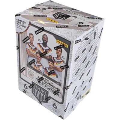 Panini INTL Germany 2026 Blaster Box – Deutsche Nationalmannschaft – 36 Trading Cards – 6 Packs – Englisch Panini INTL Germany 2026 Blaster Box – Deutsche Nationalmannschaft – 36 Trading Cards – 6 Packs – Englisch