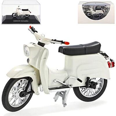 Ixo Simson Schwalbe KR51 Weiss 1964-1986 DDR 1/24 Modell Motorrad Ixo Simson Schwalbe KR51 Weiss 1964-1986 DDR 1/24 Modell Motorrad