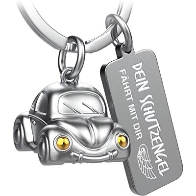 FABACH Auto Schlüsselanhänger Car mit Gravur Schutzengel Schlüsselanhänger Engel für Autofahrer Geschenk Glücksbringer Auto Geschenke Fahr vorsichtig Dein Schutzengel fährt mit dir FABACH Auto Schlüsselanhänger Car mit Gravur Schutzengel Schlüsselanhänger Engel für Autofahrer Geschenk Glücksbringer Auto Geschenke Fahr vorsichtig Dein Schutzengel fährt mit dir