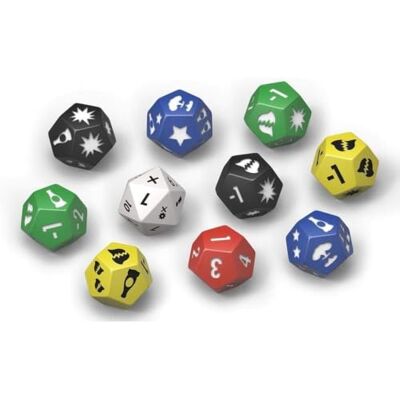 Modiphius Entertainment Fallout: Wasteland Warfare Extra Tabletop Dice Set Custom Dice Set Modiphius Entertainment Fallout: Wasteland Warfare Extra Tabletop Dice Set Custom Dice Set