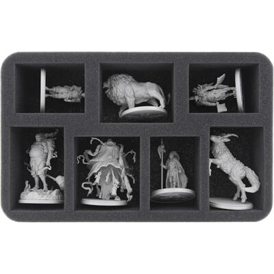 Feldherr HS060KDM01 Schaumstoffeinlage kompatibel mit Kingdom Death Monster 7 Miniaturen Feldherr HS060KDM01 Schaumstoffeinlage kompatibel mit Kingdom Death Monster 7 Miniaturen