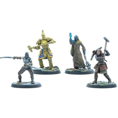 Modiphius Entertainment The Elder Scrolls: Call to Arms Adventurer Veterans Miniature Game Unpainted Modiphius Entertainment The Elder Scrolls: Call to Arms Adventurer Veterans Miniature Game Unpainted