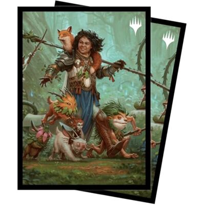 Ultra Pro MTG Wilds of Eldraine Ellivere of The Wild Court Standard Deck Protector Sleeves (100ct) Protect MTG Cards from Scuffs & Scratches, Safely Store Collectible Cards Ultra Pro MTG Wilds of Eldraine Ellivere of The Wild Court Standard Deck Protector Sleeves (100ct) Protect MTG Cards from Scuffs & Scratches, Safely Store Collectible Cards