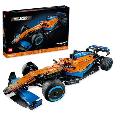 Lego Technic McLaren Formel 1 Rennwagen F1 Modellauto für Erwachsene mit V6-Motor und Lenkung Geschenk für Fans von Motorsport & Sammler 42141 Lego Technic McLaren Formel 1 Rennwagen F1 Modellauto für Erwachsene mit V6-Motor und Lenkung Geschenk für Fans von Motorsport & Sammler 42141