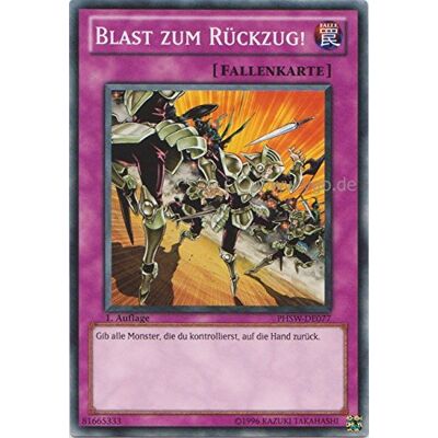 Yu-Gi-Oh! PHSW-DE077 Blast zum Rückzug! Yu-Gi-Oh! PHSW-DE077 Blast zum Rückzug!
