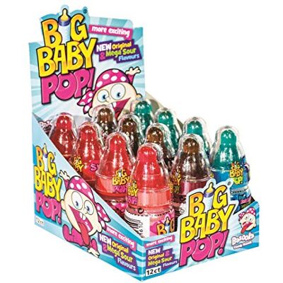 Topps Dok Big Baby Pop Sauer, 12er Pack (12 x 32 g) Topps Dok Big Baby Pop Sauer, 12er Pack (12 x 32 g)