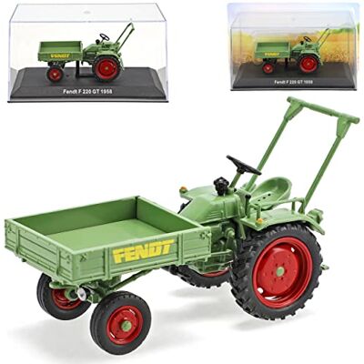 Ixo Defekte Vitrine Fendt F 220 GT Grün Traktor 1958 1/43 Hachette Modell Auto Ixo Defekte Vitrine Fendt F 220 GT Grün Traktor 1958 1/43 Hachette Modell Auto