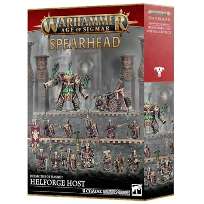 Games Workshop Warhammer Age of Sigmar Spearhead: Helsmiths of Hashut: Helforge Host Games Workshop Warhammer Age of Sigmar Spearhead: Helsmiths of Hashut: Helforge Host