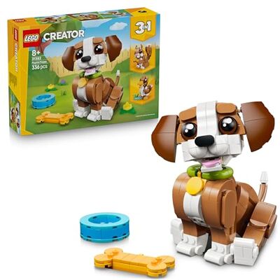 Lego Creator 3in1 Cute Animals: Playful Puppy Dog Toy Pet Animal Figure Transforms into a Squirrel or Duck Creative Birthday Gift for 8+ Year Old Girls & Boys 31382 Lego Creator 3in1 Cute Animals: Playful Puppy Dog Toy Pet Animal Figure Transforms into a Squirrel or Duck Creative Birthday Gift for 8+ Year Old Girls & Boys 31382