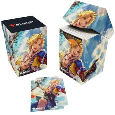 Ultra Pro Final Fantasy x Universes Beyond Tidus (Commander) 100+ Deck Box for Magic: The Gathering Trading Card Accessories, Collectible Card Game Gear, Fantasy Gaming Supplies Ultra Pro Final Fantasy x Universes Beyond Tidus (Commander) 100+ Deck Box for Magic: The Gathering Trading Card Accessories, Collectible Card Game Gear, Fantasy Gaming Supplies