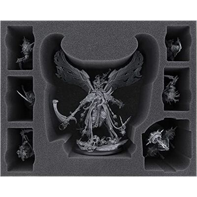 Feldherr FSMFAX120BO Schaumstoffeinlage kompatibel mit Mortarion + Foetid Bloat-Drone + 5 Miniaturen Feldherr FSMFAX120BO Schaumstoffeinlage kompatibel mit Mortarion + Foetid Bloat-Drone + 5 Miniaturen
