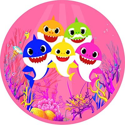 ich Fondant Tortenaufleger Tortenbild Geburtstag kompatibel mit Baby Shark K3 ich Fondant Tortenaufleger Tortenbild Geburtstag kompatibel mit Baby Shark K3