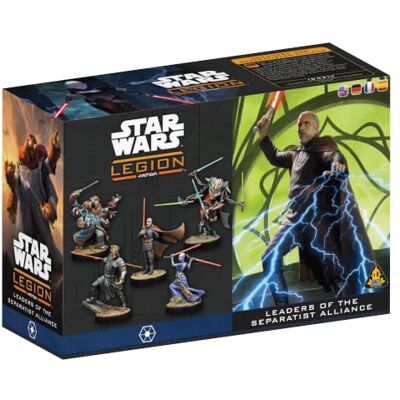 Asmodee , Star Wars: Legion – Leaders of the Separatist Alliance, Tabletop Erweiterung, Taktisches Miniaturspiel für 2 Spieler, 120-180 Minuten, Strategiespiel ab 14 Jahren, Mehrsprachig Asmodee , Star Wars: Legion – Leaders of the Separatist Alliance, Tabletop Erweiterung, Taktisches Miniaturspiel für 2 Spieler, 120-180 Minuten, Strategiespiel ab 14 Jahren, Mehrsprachig