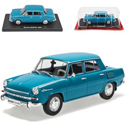 Ixo Skod. 1000MB Limousine Blau 1964-1969 Mit Sockel 1/24 Modell Auto Modellcarsonline Modell Auto Ixo Skod. 1000MB Limousine Blau 1964-1969 Mit Sockel 1/24 Modell Auto Modellcarsonline Modell Auto