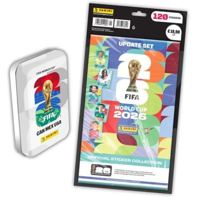 Panini Offizielle FIFA World Cup 2026™ Stickerkollektion (Update-Tin-Bundle) Panini Offizielle FIFA World Cup 2026™ Stickerkollektion (Update-Tin-Bundle)