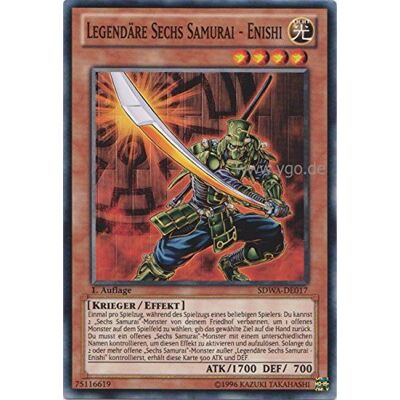 Yu-Gi-Oh! SDWA-DE017 Legendäre Sechs Samurai – Enishi Yu-Gi-Oh! SDWA-DE017 Legendäre Sechs Samurai – Enishi