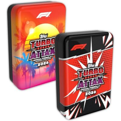 Topps Formula 1 2026 Turbo Attax Mega Tin Bundle TA7-MDB1 Topps Formula 1 2026 Turbo Attax Mega Tin Bundle TA7-MDB1