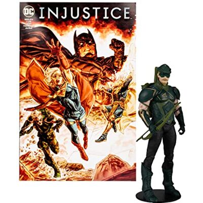 McFarlane DC Direct Page Punchers 7" Figure with Comic Injustice 2 Green Arrow McFarlane DC Direct Page Punchers 7" Figure with Comic Injustice 2 Green Arrow
