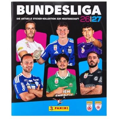Panini Admiral Bundesliga Österreich 2026/27 Stickeralbum 401 Sticker gesamt · 88 Specials in Gold & Silber · Bundesliga & 2. Liga · neue Color Up Sticker Panini Admiral Bundesliga Österreich 2026/27 Stickeralbum 401 Sticker gesamt · 88 Specials in Gold & Silber · Bundesliga & 2. Liga · neue Color Up Sticker