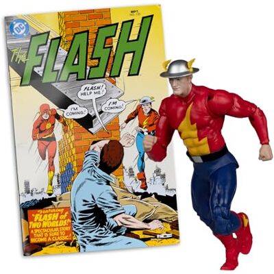 McFarlane DC Direct Page Punchers Action Figure The Flash Jay Garrick (The Flash #123) (Red Platinum Edition) 18 cm McFarlane DC Direct Page Punchers Action Figure The Flash Jay Garrick (The Flash #123) (Red Platinum Edition) 18 cm