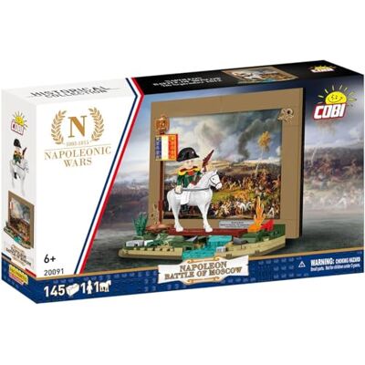 COBI 20091 Napoleonic Wars Battle of Moscow Bauset, 145 Klemmbausteine, Historische Kriegsszene, ab 6 Jahren, Made in EU COBI 20091 Napoleonic Wars Battle of Moscow Bauset, 145 Klemmbausteine, Historische Kriegsszene, ab 6 Jahren, Made in EU