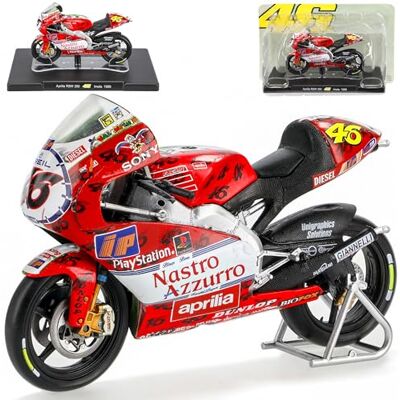 Ixo Aprilia 1999 RSW 250 Valentino.Rossi Imola Mit Sockel 1/18 Modell Motorrad Ixo Aprilia 1999 RSW 250 Valentino.Rossi Imola Mit Sockel 1/18 Modell Motorrad