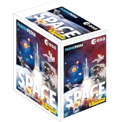 Panini pedia Space Box mit 36 Hüllen, 004876BOX36F Panini pedia Space Box mit 36 Hüllen, 004876BOX36F