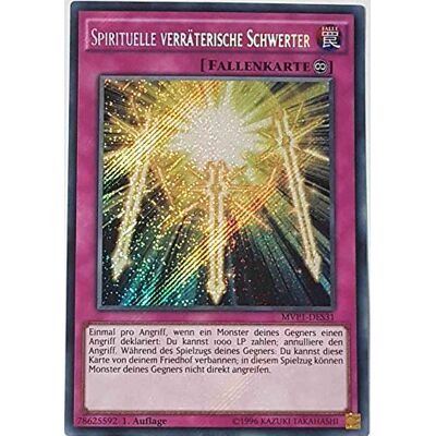 YU-GI-OH! Yu-Gi-Oh MVP1-DES31 Spirituelle verräterische Schwerter Secret Rare 1.Auflage YU-GI-OH! Yu-Gi-Oh MVP1-DES31 Spirituelle verräterische Schwerter Secret Rare 1.Auflage