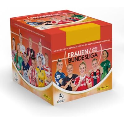 Panini Google Pixel Frauen-Bundesliga 2025/26 Stickerkollektion (Box mit 50 Tüten) Panini Google Pixel Frauen-Bundesliga 2025/26 Stickerkollektion (Box mit 50 Tüten)