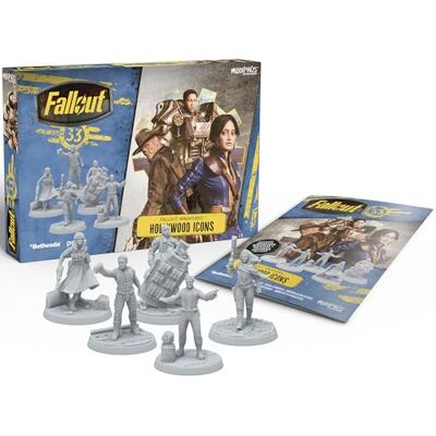 Modiphius Entertainment: Fallout Miniatures Hollywood Icons 5 Miniaturen & Bases, unlackiert & unmontiert, Tisch-PRG-Set, Amazon TV Show Tie-in Modiphius Entertainment: Fallout Miniatures Hollywood Icons 5 Miniaturen & Bases, unlackiert & unmontiert, Tisch-PRG-Set, Amazon TV Show Tie-in